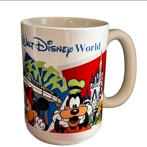 Disney Character Mug with Orange and White Accents